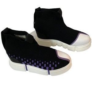 EUC Anthony‎ Wang Collection Platform Sneakers Size 10.0 Style Cranberry 06